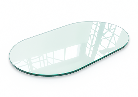 Bàn kính hình bầu dục