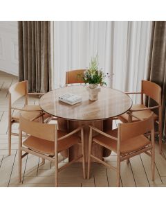 Kính mặt bàn tròn cường lực TL-034