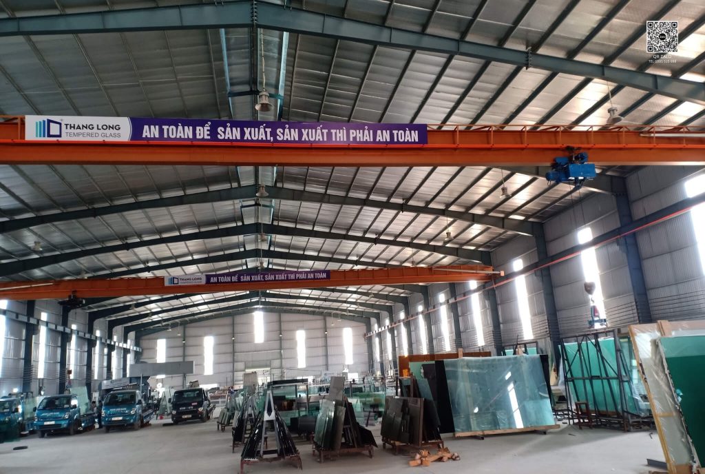 Địa chỉ nhà máy sản xuất Kính Thăng Long - Nơi cung cấp và trực tiếp cắt và gia công kính hộp.