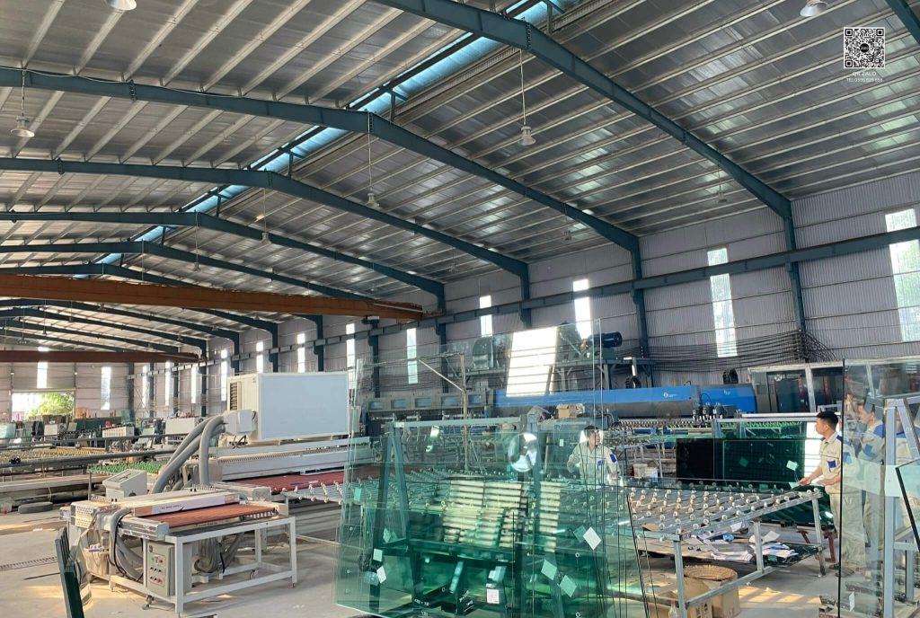 Bản đồ đường đi đến nhà máy cắt và gia công kính Thăng Long tại Phú Cát.