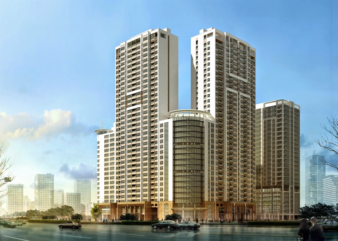 Dự án kính cong chung cư Sun Square Lê Đức Thọ