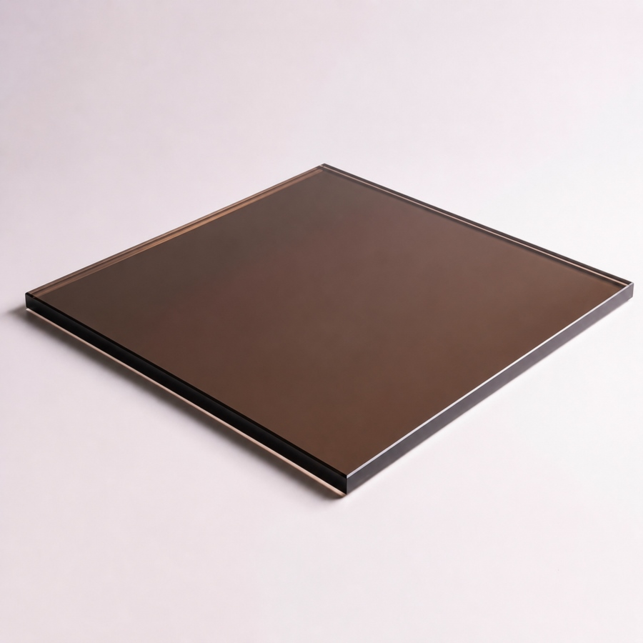 Kính cường lực màu trà 10mm thăng long glass