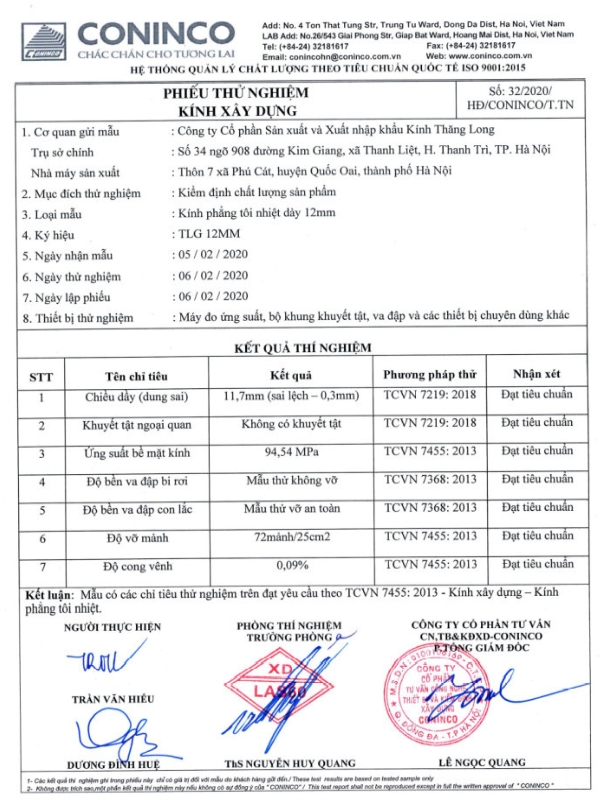 Home 18 Chứng chỉ kính tôi