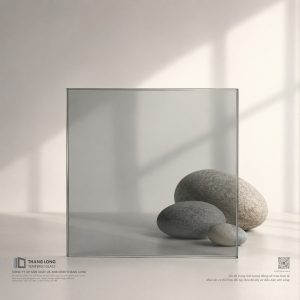 Kính dán an toàn 3 Kính dán an toàn màu ghi Thăng Long Glass
