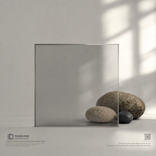 Kính dán an toàn màu ghi nhạt Thăng Long Glass