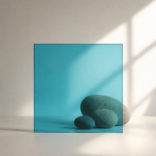 Kính dán an toàn xanh nước biển đậm Thăng Long Glass