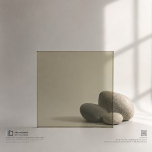 Kính dán an toàn 5 Kính dán an toàn màu trà đậm Thăng Long Glass