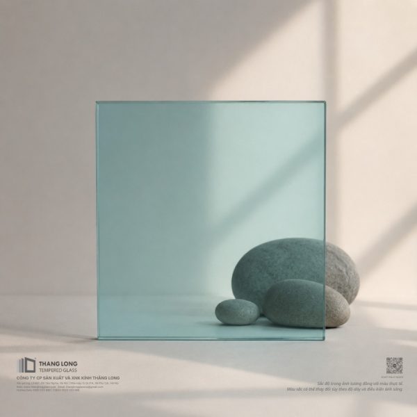 Kính dán an toàn xanh nước biển Thăng Long Glass