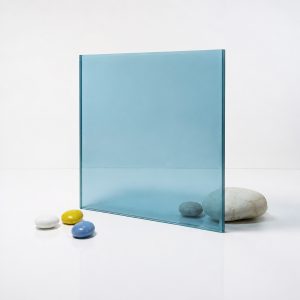 Kính dán an toàn 4 Kính dán phim blue đậm Thăng Long Glass
