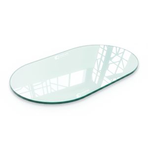 Cắt kính mặt bàn bầu dục Thăng Long Glass