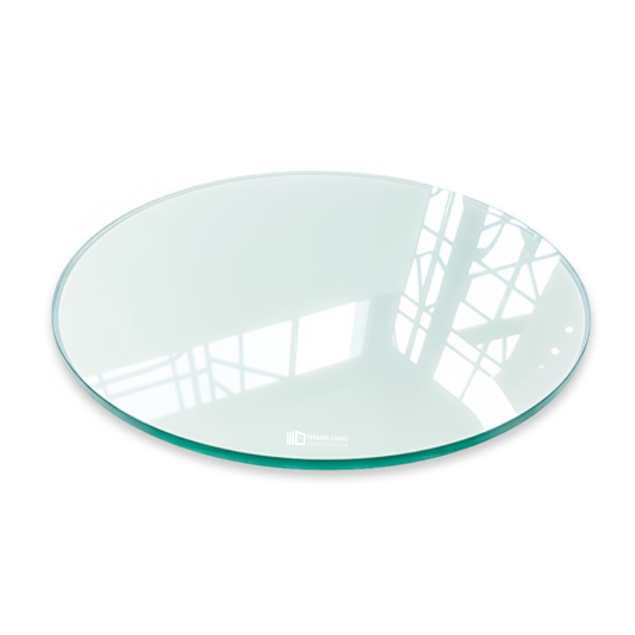 Cắt kính mặt bàn tròn Thăng Long Glass