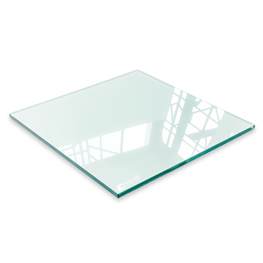 Cắt kính mặt bàn vuông Thăng Long Glass